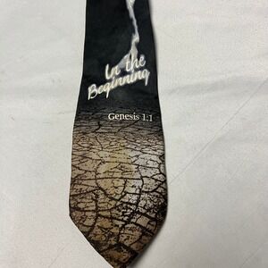 Eagles Wings Religious Tie Genesis‎ 1:1 Bible Verse Silk Necktie Paster Preacher